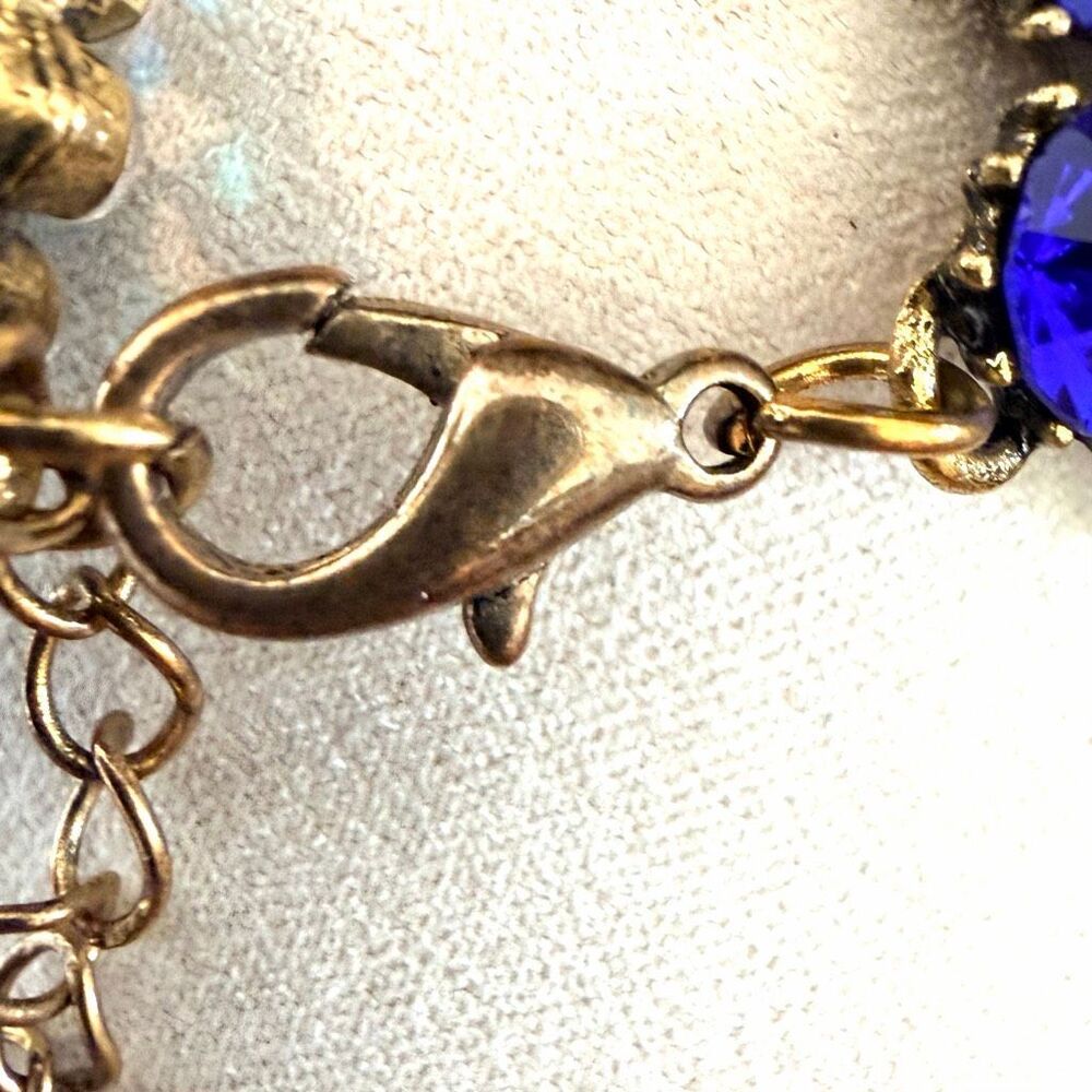 Statement Rhinestone Link Bracelet - Picture 7 of 9